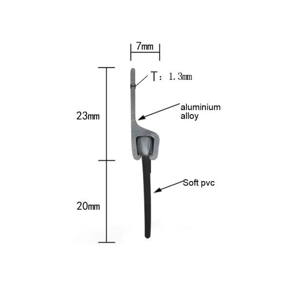 BLP RESSA automatic door sweep dimension