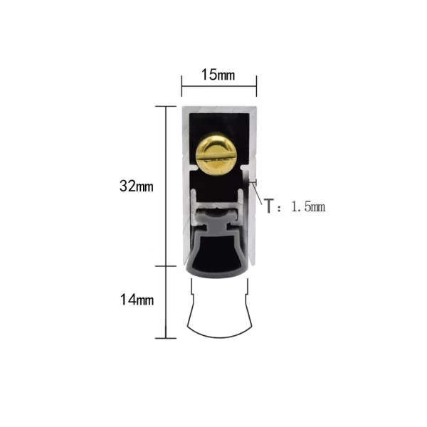 L01 RESSA automatic door sweep dimension