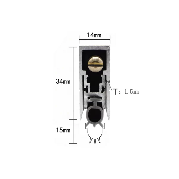 LE0 RESSA automatic door sweep dimension