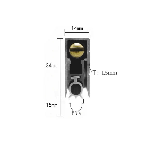 LE1 RESSA automatic door sweep dimension