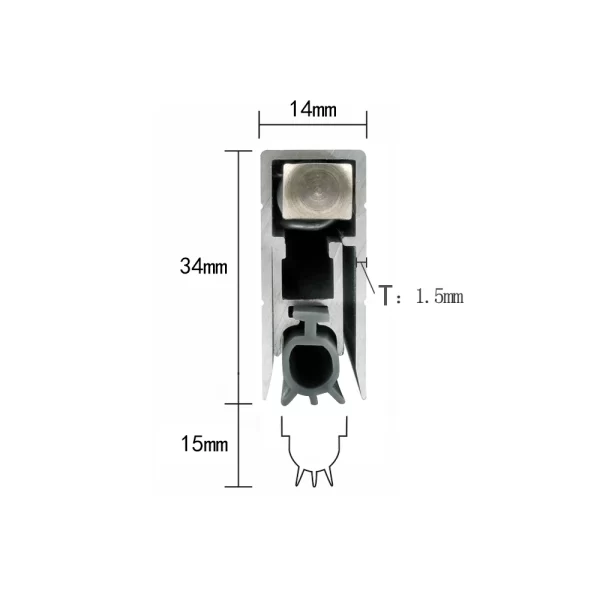 LE3 RESSA automatic door sweep dimension (2)