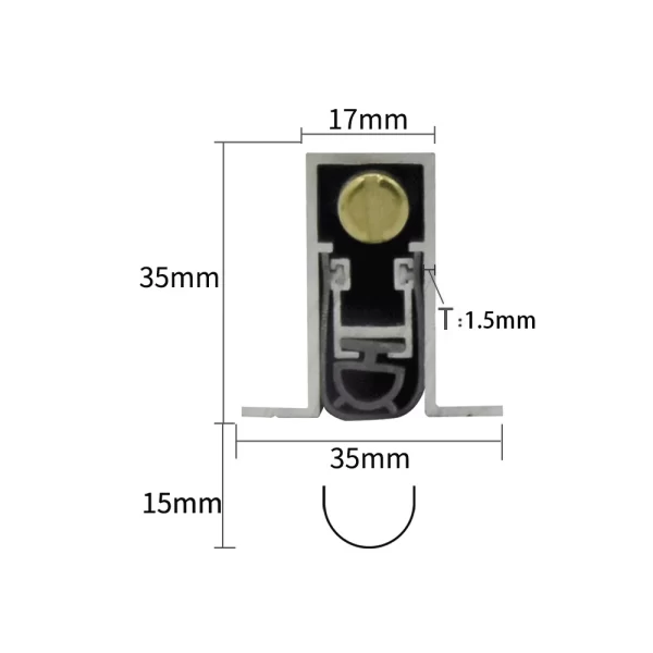 LL7 RESSA automatic door sweep dimension