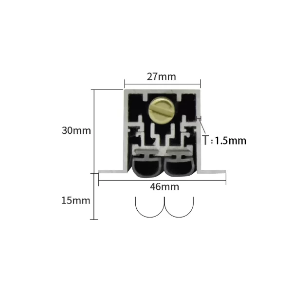 LL9 RESSA automatic door sweep dimension