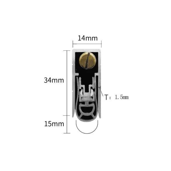 LW0 RESSA automatic door sweep dimension