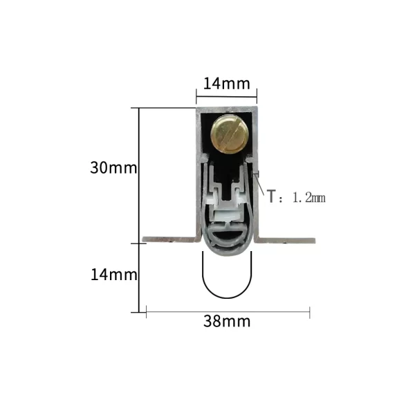 LW3 RESSA automatic door sweep dimension