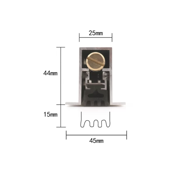 LY5B RESSA automatic door sweep dimension