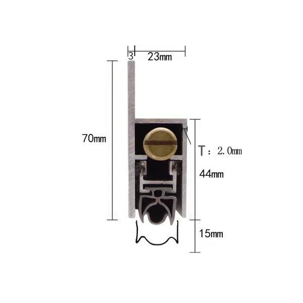 LY6A RESSA automatic door sweep dimension