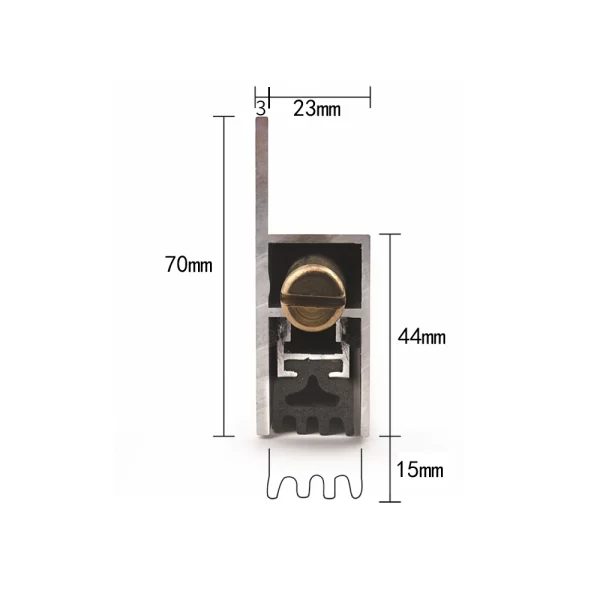 LY6B RESSA automatic door sweep dimension