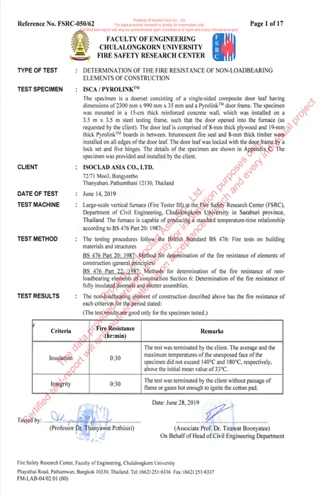 RESSA Test certificate (5)